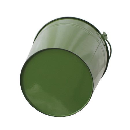 Mif garden brand power coated cream metal bucket