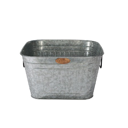 Home Large Metal Galvanized Party Beverage Tub